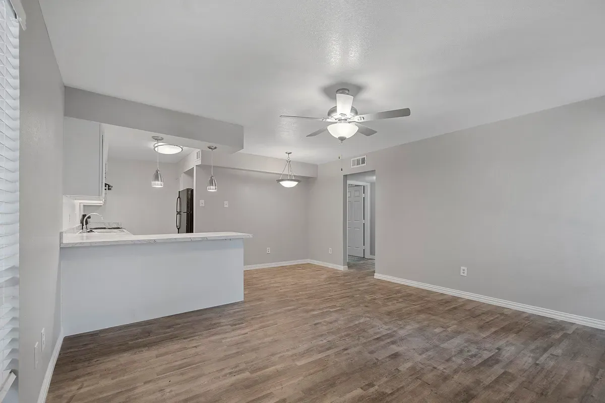 Open-concept living area