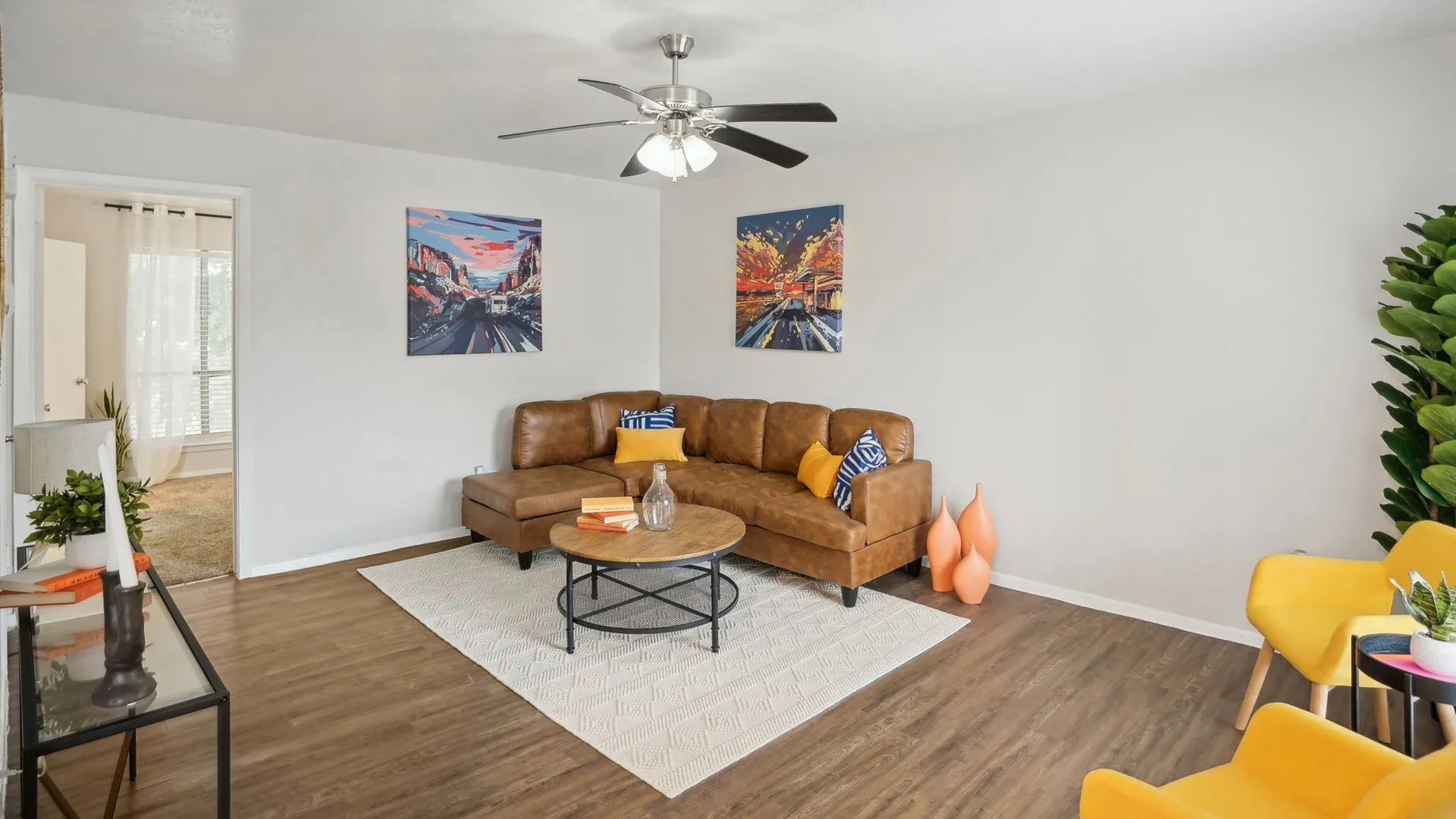 Furnished living room